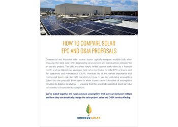 How To Compare Solar EPC and O&M Proposals