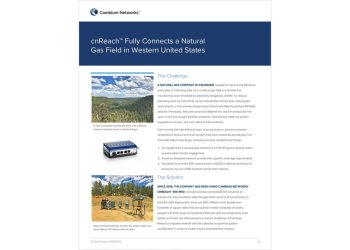 cnReach Fully Connects a Natural Gas Field in Western United States