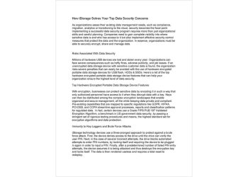 How iStorage Solves Your Top Data Security Concerns