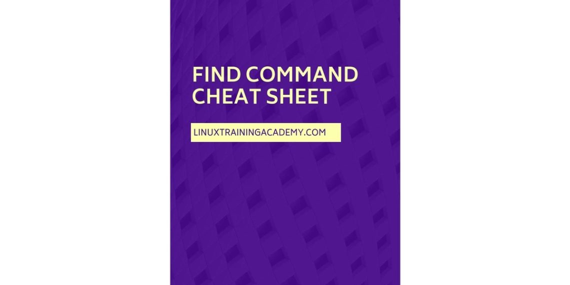 Find Command Cheat Sheet