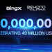 BingX Celebrates Reaching 40M Users in 2025 with Beyond the Alpha Campaign