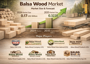 Balsa Wood Market Expected to Grow from USD 0.17 Billion in 2024 to USD 0.3228 Billion by 2035